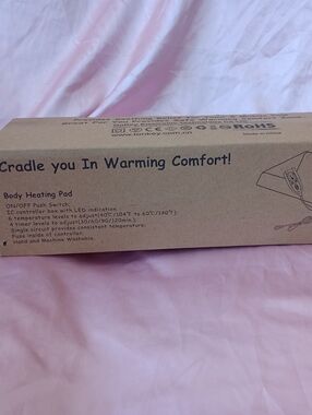 New Onkey Electronic Heating Pad - Gray Great For Shoulder Neck Back Pain Relief